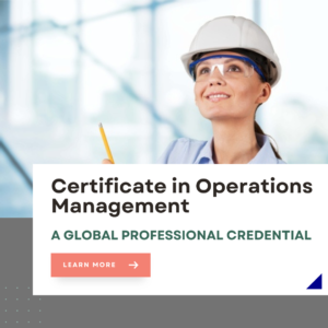 Certificate in Operations Management