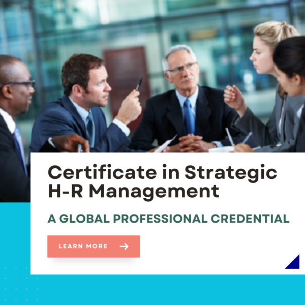 Certificate in Strategic Human Resources Management