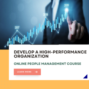 Develop a high-performance organization