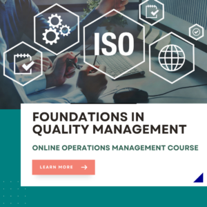 Foundations in Quality Management