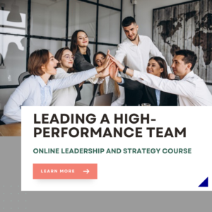 Leading a high-performance team