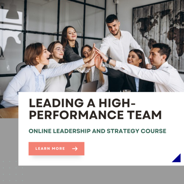 Leading a high-performance team