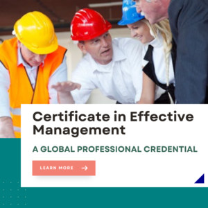Certificate in Effective Management