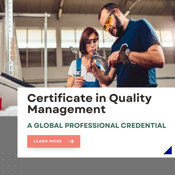 Certificate in Quality Management