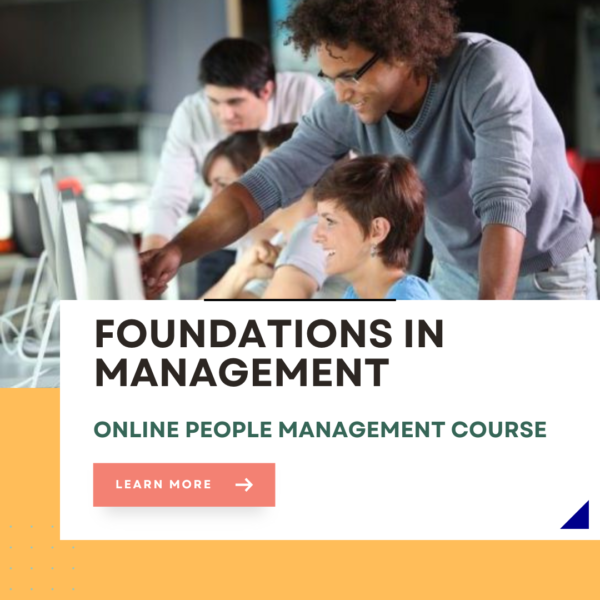 Foundations in Management