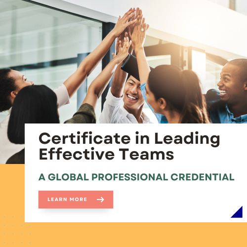Certificate in Leading Effective Team